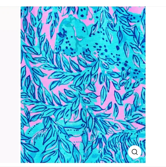 Lilly Pulitzer Collins Tank Dress Size Medium Knee Length Blue Pink - Picture 4 of 14